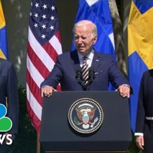 Biden Voices 'Strong Support' For Sweden And Finland's Applications To Join NATO