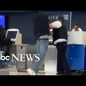 Airport fight between United agent and ex-NFL player passenger goes viral