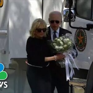 President Biden Meets With Families Of Shooting Victims in Uvalde