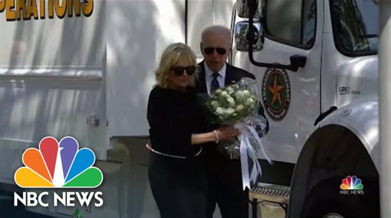 President Biden Meets With Families Of Shooting Victims in Uvalde