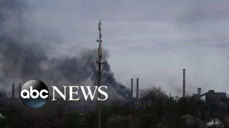 Russian forces shell Ukrainian steel plant that houses civilians l GMA