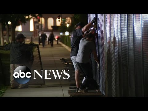 ABC News Live: Security fences installed around Supreme Court after draft leak