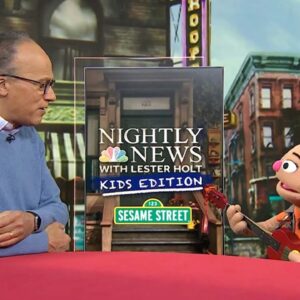 New 'Sesame Street' Character Shares An Inspiring Message | Nightly News: Kids Edition