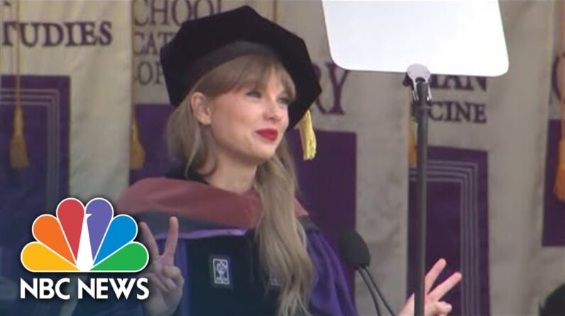 Taylor Swift Delivers NYU '22 Commencement Speech: 'Cringe Is Unavoidable'
