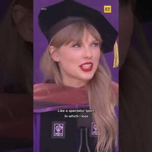 Taylor Swift's INSPIRATIONAL advice for the NYU class of 2022 #shorts