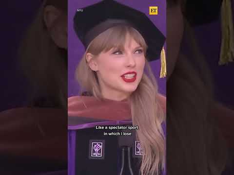 Taylor Swift's INSPIRATIONAL advice for the NYU class of 2022 #shorts