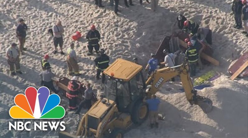 Teen Killed, Sister Rescued In New Jersey Beach Sand Collapse