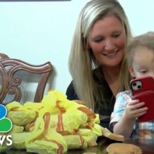Texas Toddler's Huge Burger Order Goes Viral