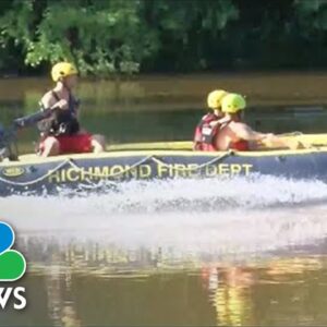 Two Missing After Group Goes Over Dam In Virginia's James River