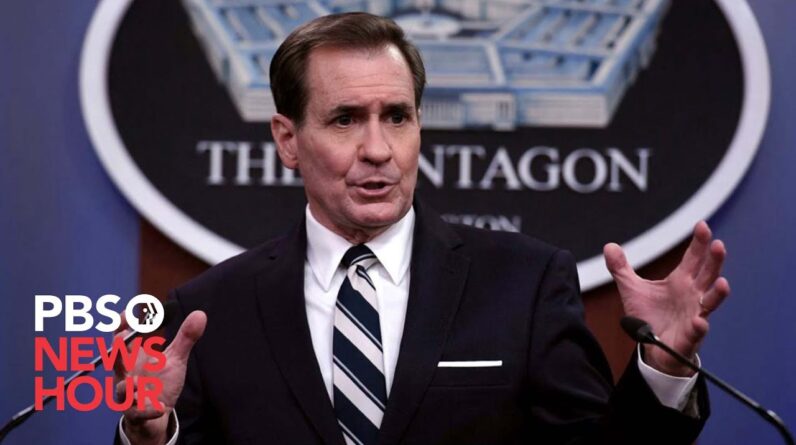 WATCH LIVE: Pentagon press secretary John Kirby holds news briefing