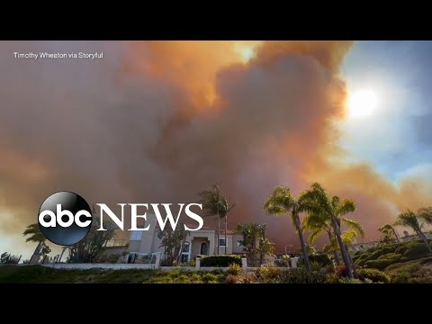 Wildfire in Southern California grows to 200 acres