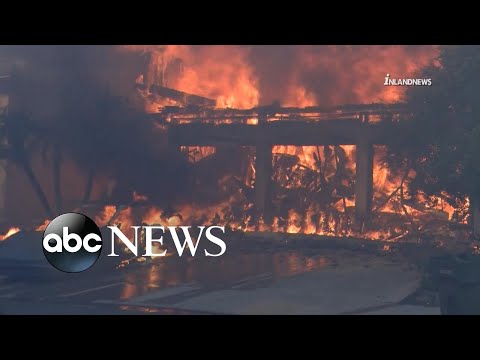 Wildfire prompts evacuations in Southern California l GMA