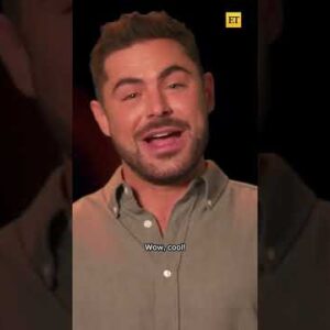 Zac Efron HILARIOUSLY reacts to being a "Zaddy" #shorts