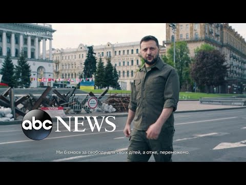 Zelenskyy delivers defiant message against Putin's army l GMA