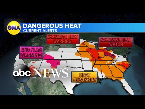 100 million Americans on alert amid record heat l GMA