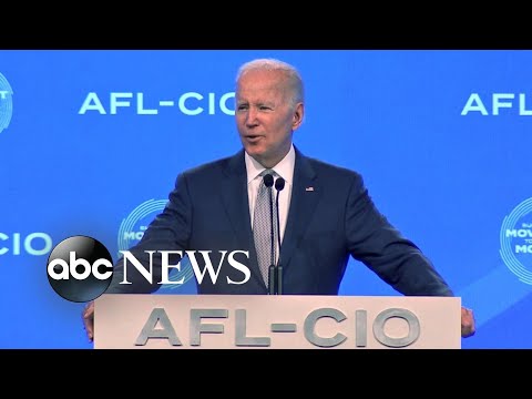 Biden addresses soaring inflation to union workers