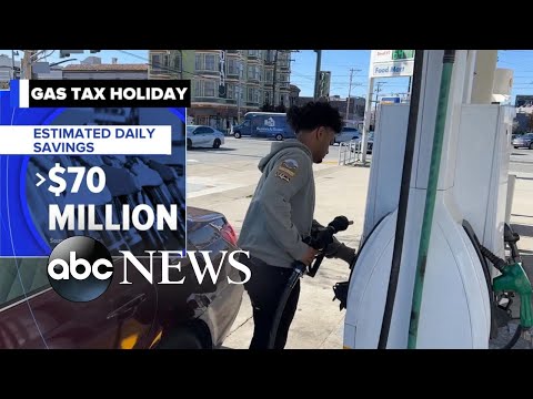 Biden pushes for federal gas tax holiday l GMA