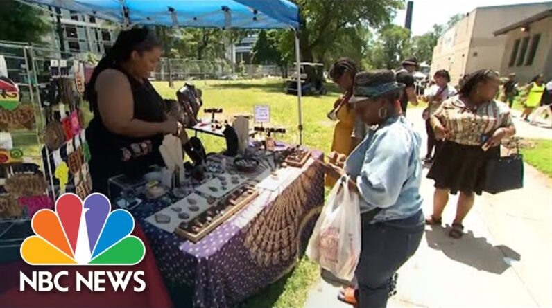 Chicago Residents Celebrate Juneteenth