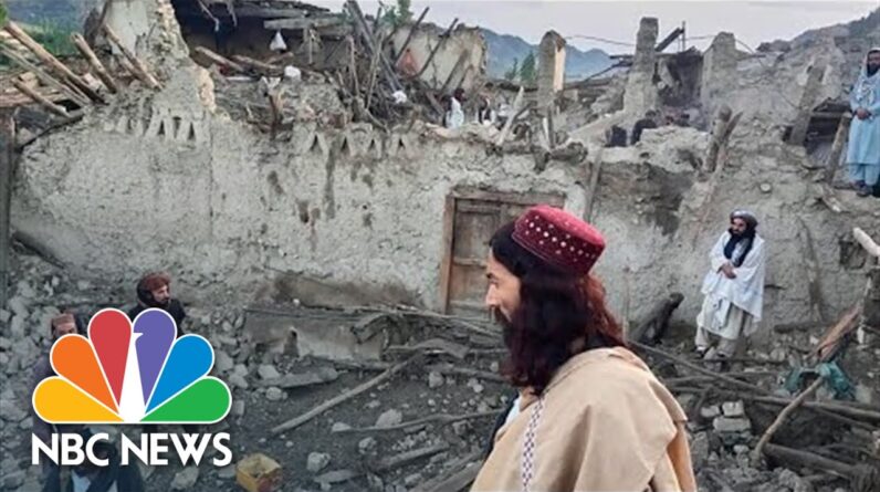 Deadly Earthquake Strikes Eastern Afghanistan