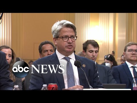 Georgia election official Gabriel Sterling testifies to Jan. 6 committee