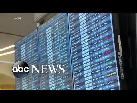 Flights continue to be canceled or delayed