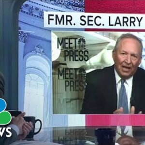 Full Summers Interview: Recession Is Coming; Fed Is 'Behind The Curve'
