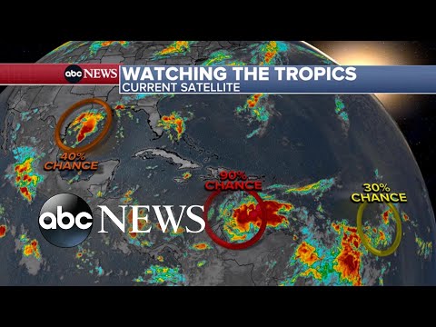 Developing tropical systems targeting Caribbean, Central America and Texas coast