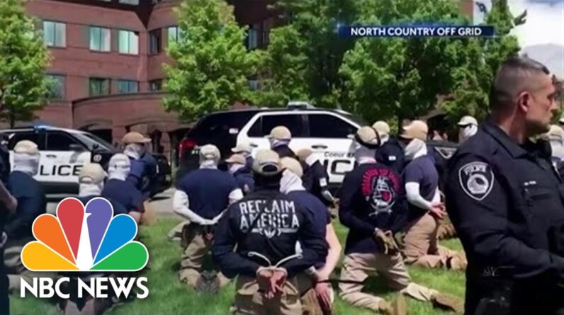 Idaho Police Arrest 31 White Nationalists In Back of U-Haul
