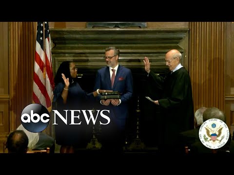 Ketanji Brown Jackson sworn in as Supreme Court justice