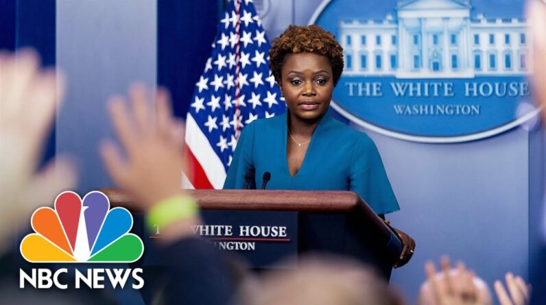 LIVE: White House Holds Press Briefing | NBC News