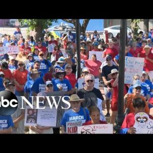 Nationwide protests take place against gun violence
