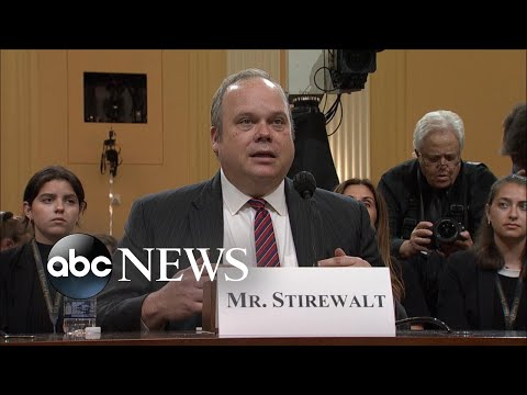 Former Fox News political editor Chris Stirewalt testifies before Jan. 6 committee