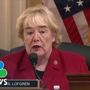Rep. Lofgren Claims Trump Spread 'Knowingly False Claims Of Election Fraud'