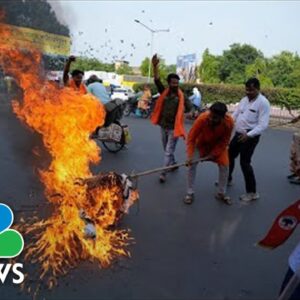 Protesters Take To The Streets Over Killing Of Hindu Man In India