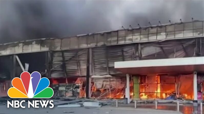 Russia Attacks Shopping Mall In Ukraine, Killing Several People
