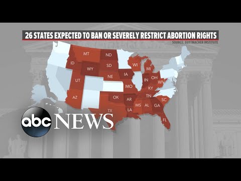 Red states rush to ban abortion while blue states move to protect procedure l ABCNL