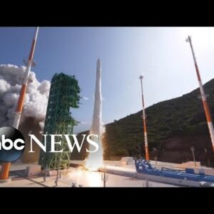 South Korea launches 1st domestically built rocket into space