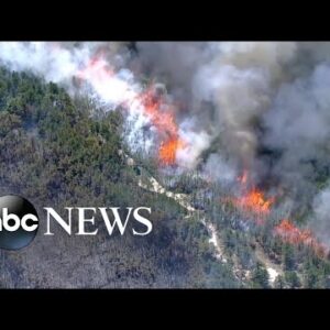 Southern New Jersey wildfire continues to rage