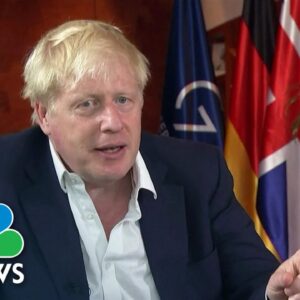 U.K.'s Boris Johnson Calls Out Putin's 'Toxic Masculinity'
