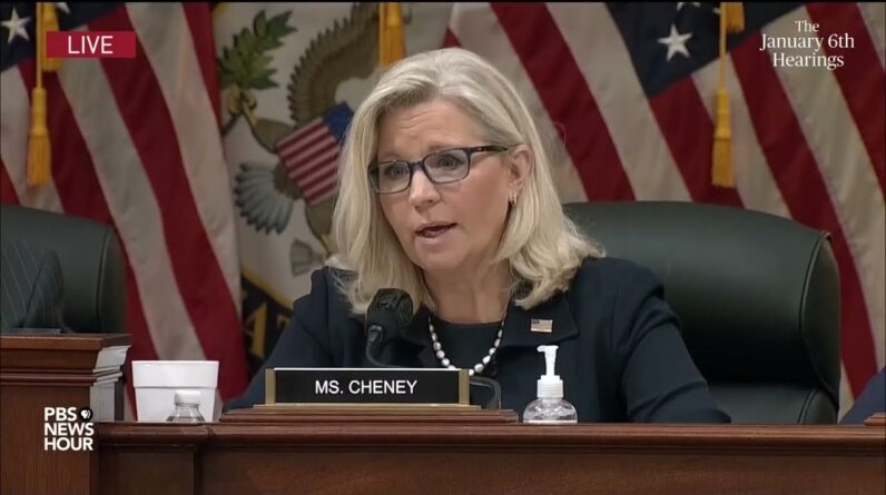 WATCH: Rep. Cheney's full opening statement for Day 3 | Jan. 6 hearings.