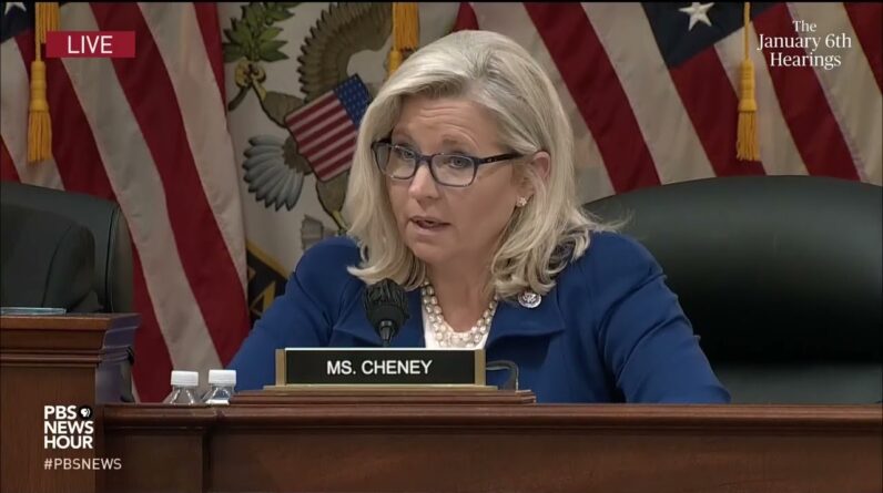 WATCH: Rep. Liz Cheney delivers closing remarks for Day 4 | Jan. 6 hearings