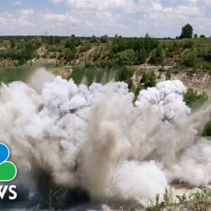 Watch: Ukrainians Detonate Unexploded Russian Munitions