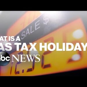 What is a gas tax holiday?