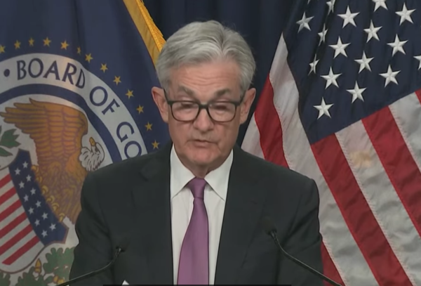 Fed Chairman Jerome Powell at news conference July 27.