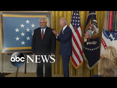 Biden awards Medal of Honor to 4 Vietnam veterans