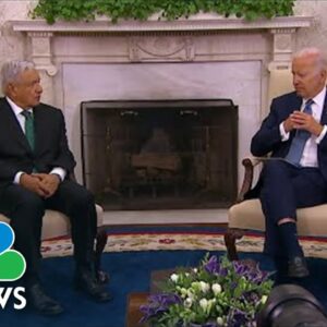 Biden Discusses Immigration In Meeting With Mexican President