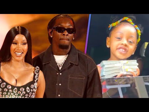 Cardi B and Offset Give Kulture MAD CASH for Her 4th Birthday