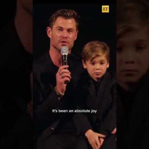 Chris Hemsworth's kids are UNIMPRESSED by their dad playing Thor #shorts