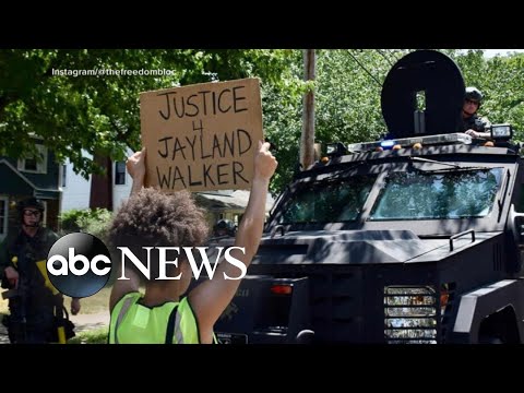 Akron enacts curfew after protests over police killing of Jayland Walker | GMA