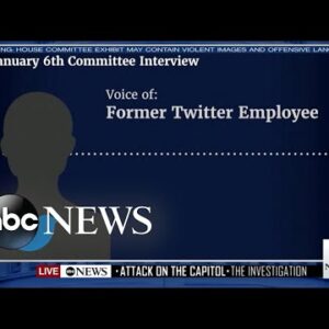 Former Twitter employee provides testimony to Jan. 6 committee